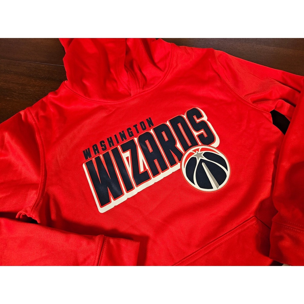 NBA Washington Wizard Youth Hoodie Red Pullover Sweatshirt L 14/16 9K2B7FHSK-WIZ